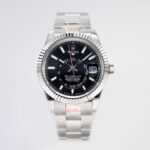 Rolex Sky-Dweller replica watches 10 colors - black white gold