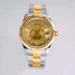 Rolex Sky-Dweller replica watches 10 colors - oystersteel and yellow gold