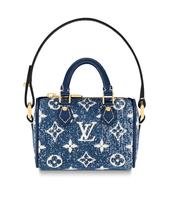 LV MICRO SPEEDY DENIM BAG CHARM AAA Replica