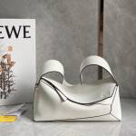 Replica Loewe Puzzle Hobo bag in nappa calfskin - White