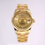 Rolex Sky-Dweller replica watches 10 colors - yellow gold