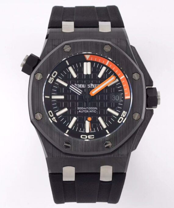 Audemars Piguet Replica Royal Oak Offshore Diver Ceramic Watch 15707CE Box Papers