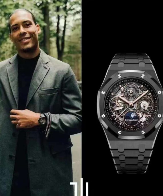 What watch does Dutch star Van Dijk wear