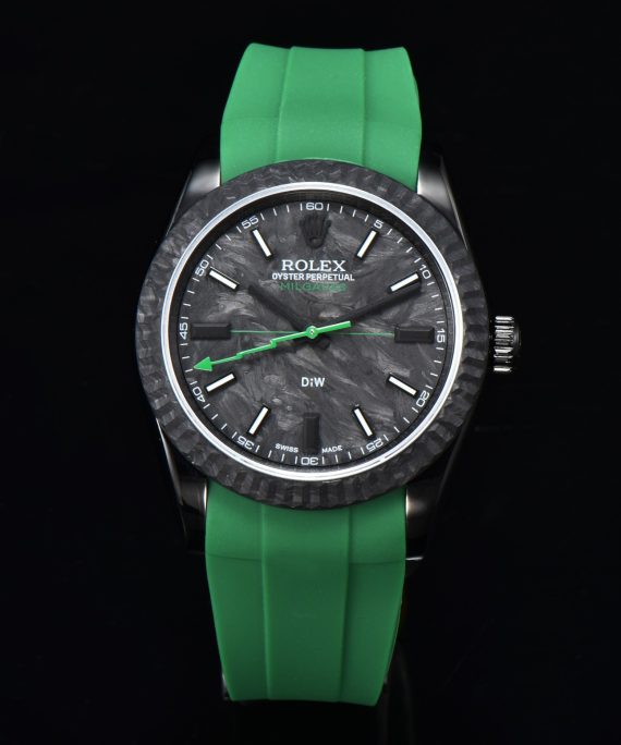 ROLEX DiW Cosmograph NTPT Carbon Daytona Emerald Mens Watch